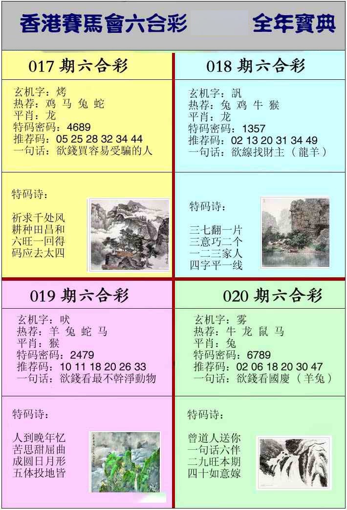020期香港挂牌宝典[图]