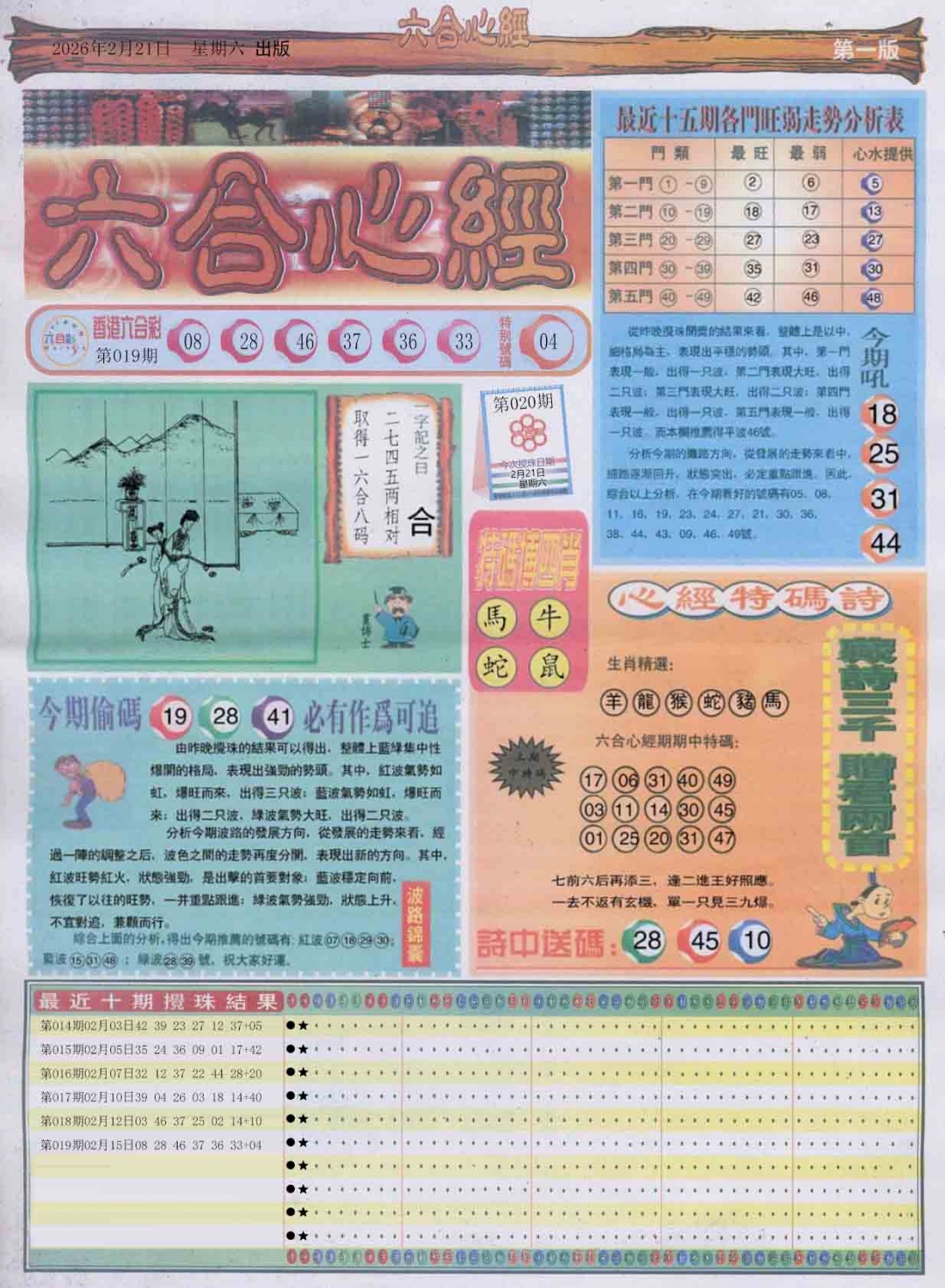 020期六合心经A[图]