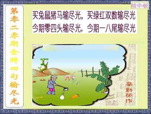 020期金牌四句输尽光[图]