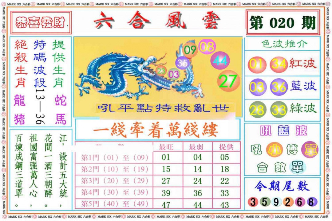 020期六合风云《另版》[图]