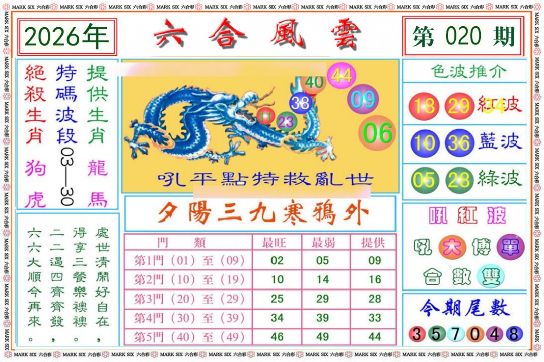 020期六合风云[图]