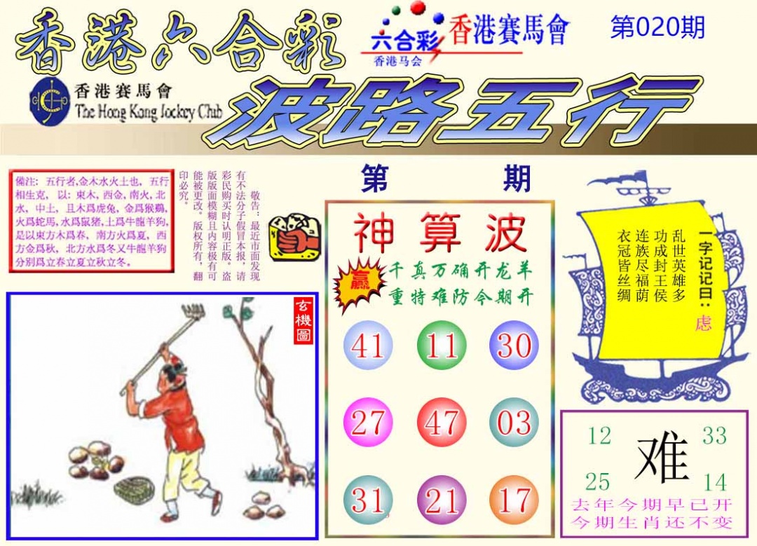 020期波路五行[图]