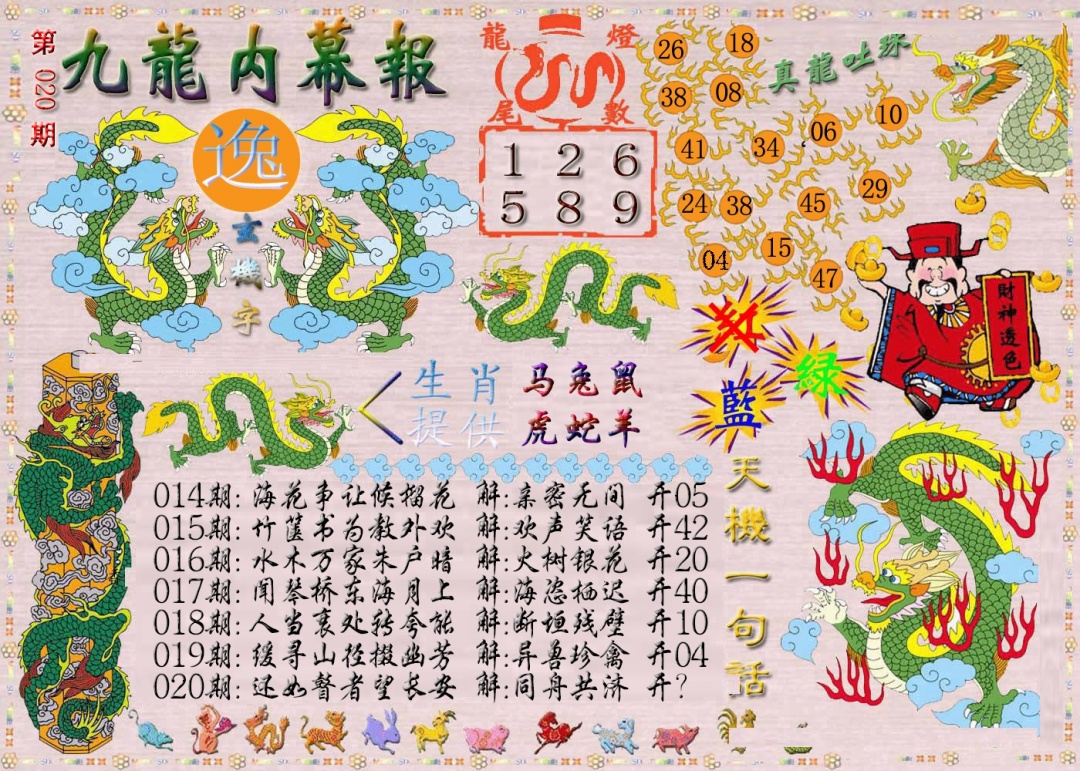 020期九龙内幕报[图]