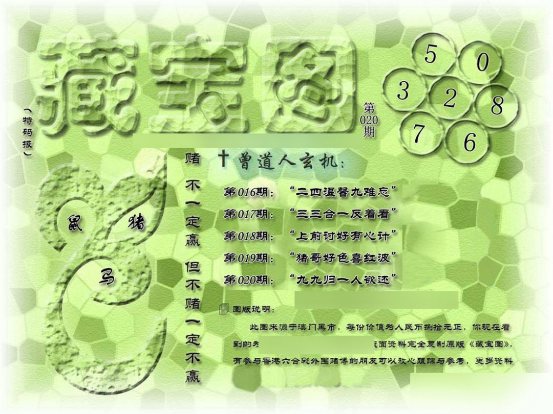 020期假新藏宝图[图]