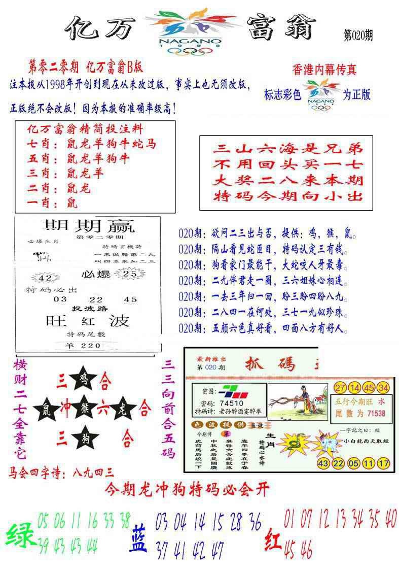 020期亿万富翁B[图]