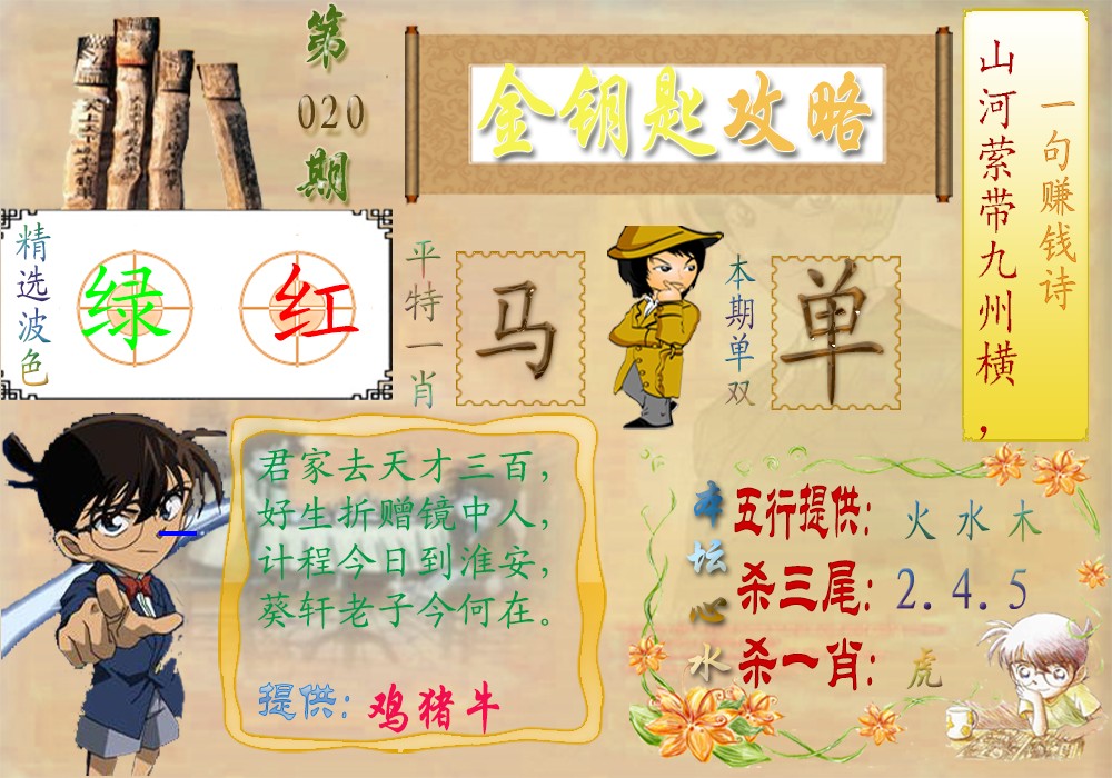 020期金钥匙攻略[图]