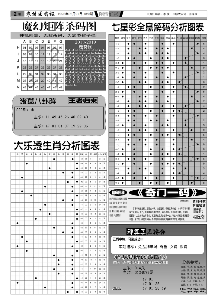 020期新粤彩(闲情好彩E)[图]